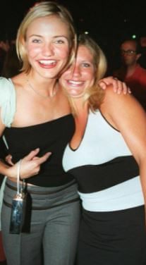 Chimene Diaz with her sister Cameron Diaz.